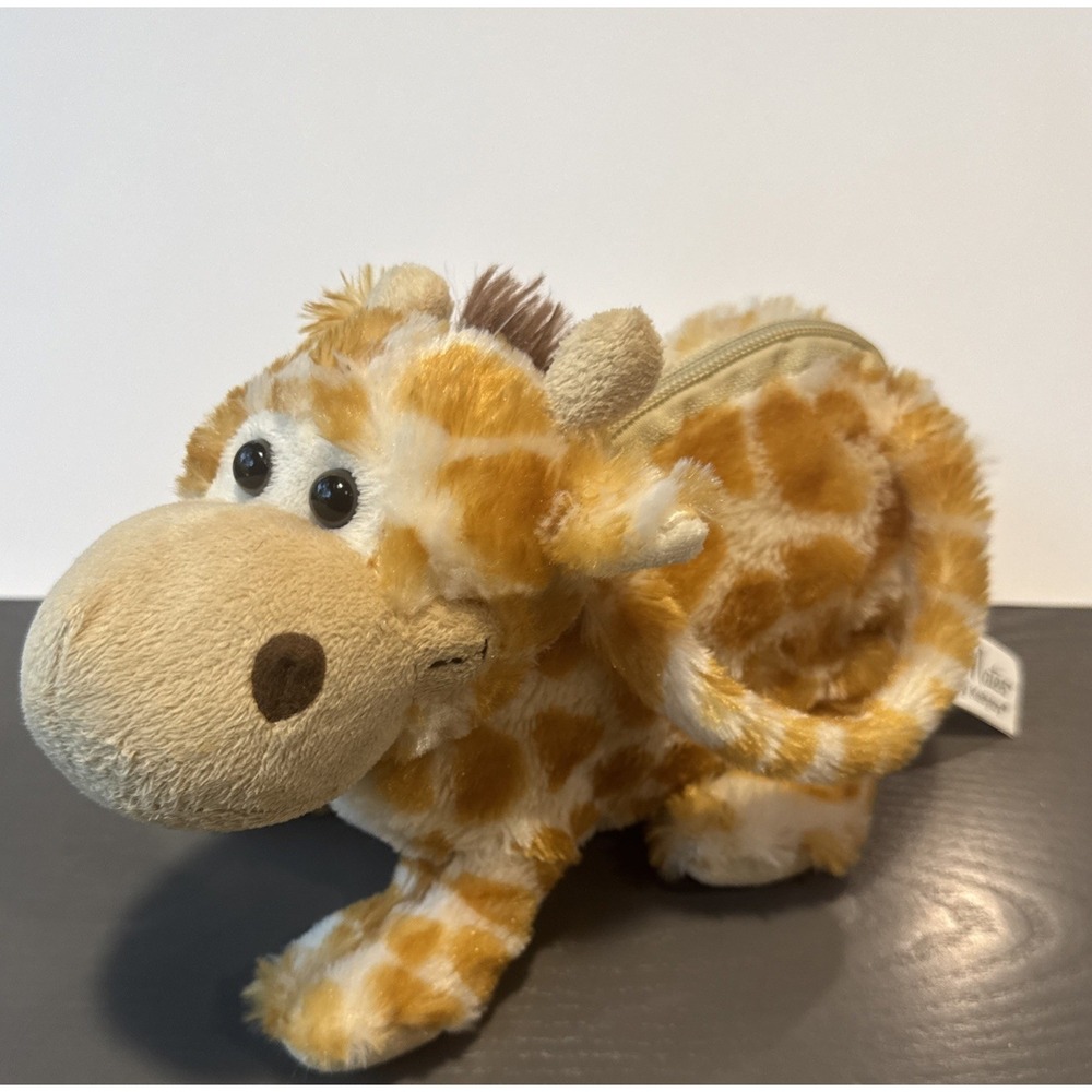 Kellytoy Pack Giraffe Mini Bag Purse 10" Plush Stuffed Animal Toy